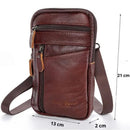 Bolsa Transversal em Couro Legítimo Urban Rover - Qualidade Artesanal que Dura a Vida Toda