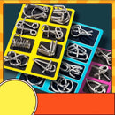 Kit Quebra-Cabeça de Metal Enigma – diversão criativa e desafios inteligentes para todas as idades